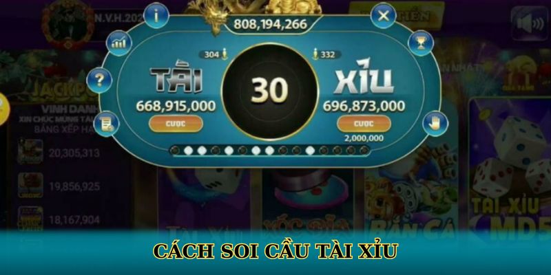 cách soi cầu tài xỉu